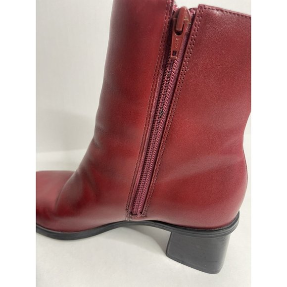 Naturalizer Red Ankle Boots - Picture 7 of 12